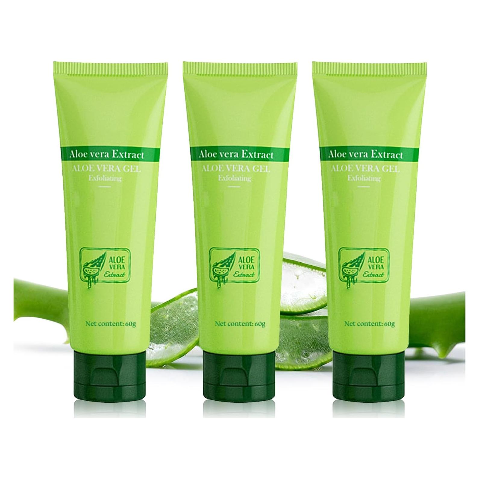 Gel Exfoliante Suave Fusang 3PCS Hidratante para Cara y Cuerpo