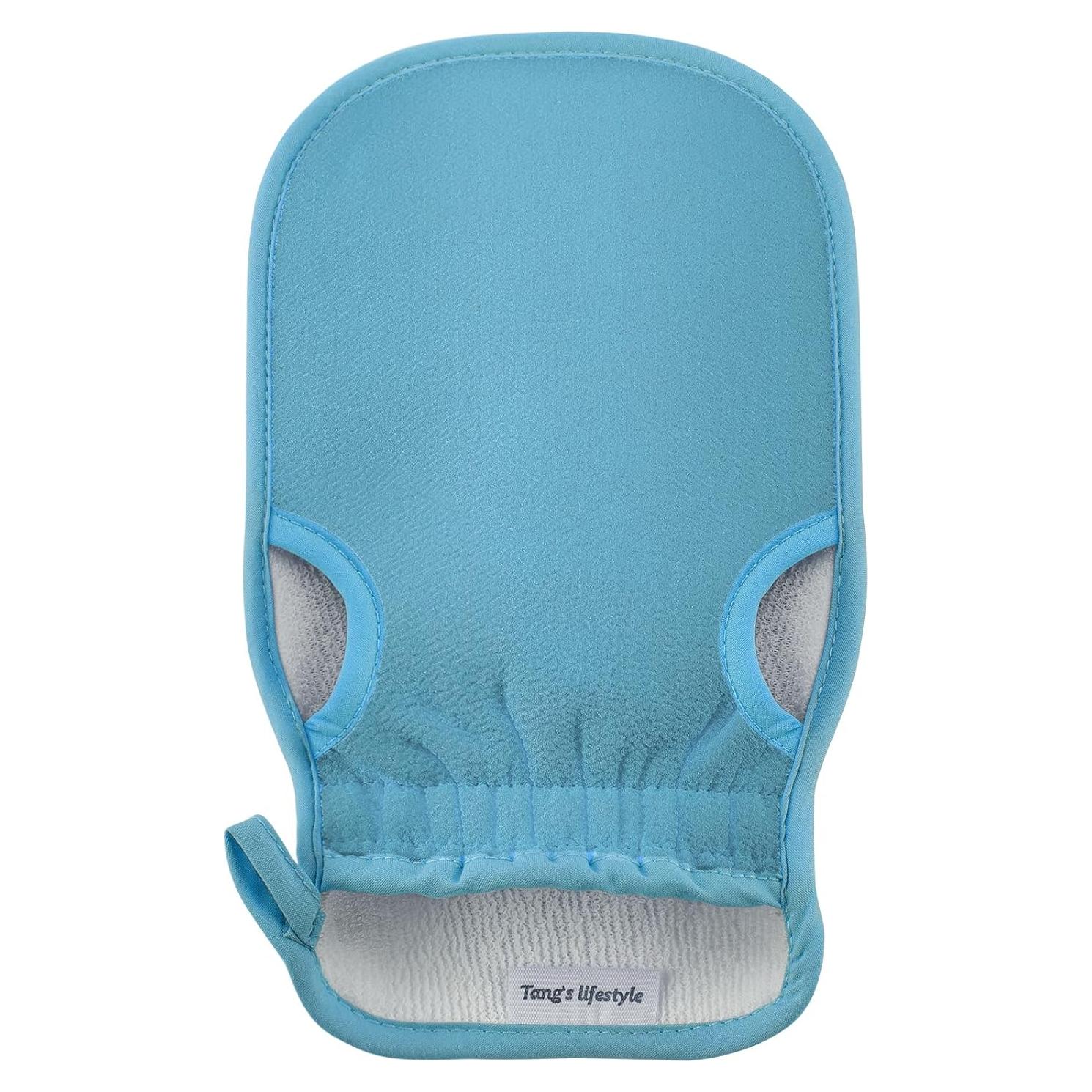 Guantes Exfoliantes para Ducha Aswdbbn Azul - Exfoliador de Cuerpo