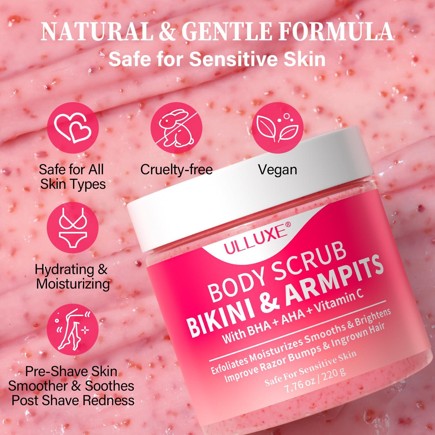 Exfoliante Corporal ULLUXE 219g con 10% AHAs BHA y Vitamina C