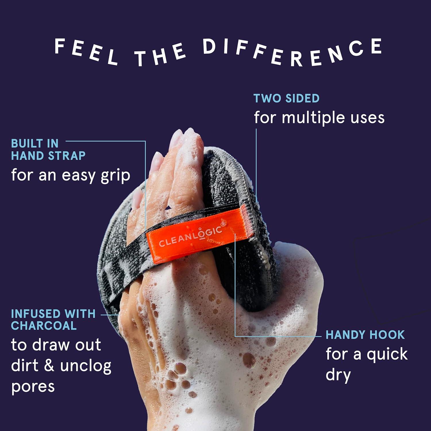 Limpiador Corporal Exfoliante Cleanlogic Detox 3 Unidades