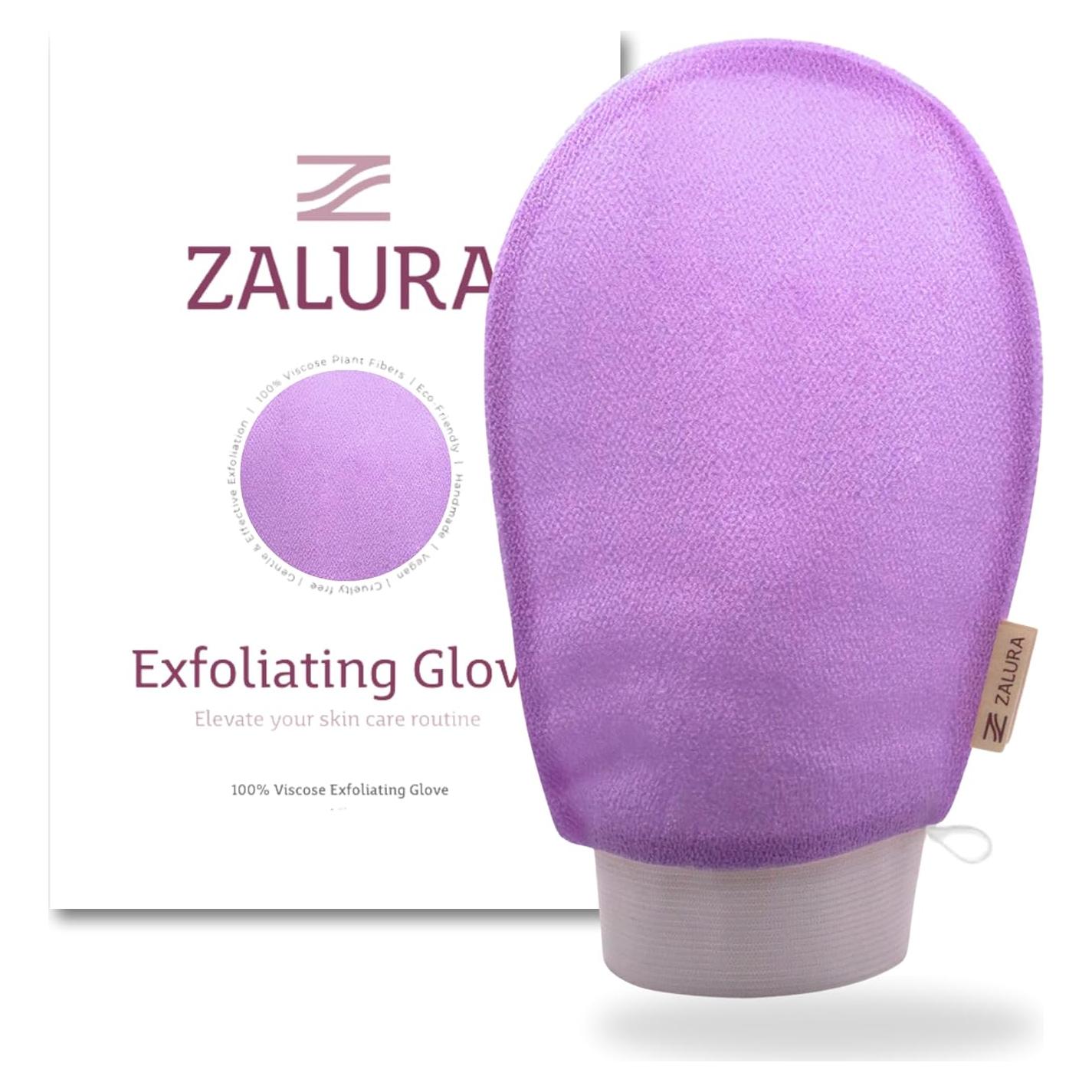 Guante Exfoliante Zalura 100% Viscosa - Exfoliador Corporal