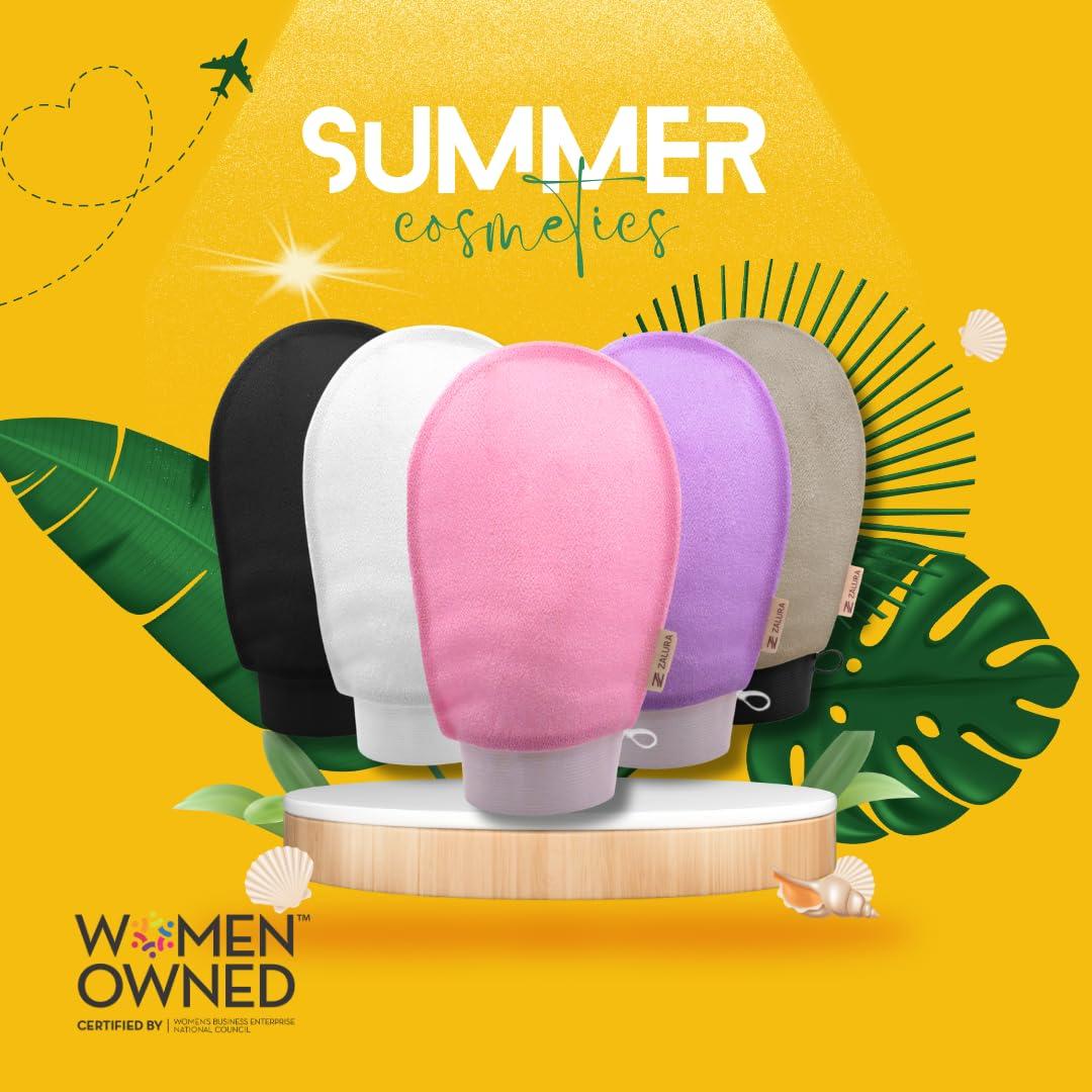 Guante Exfoliante Zalura 100% Viscosa - Exfoliador Corporal