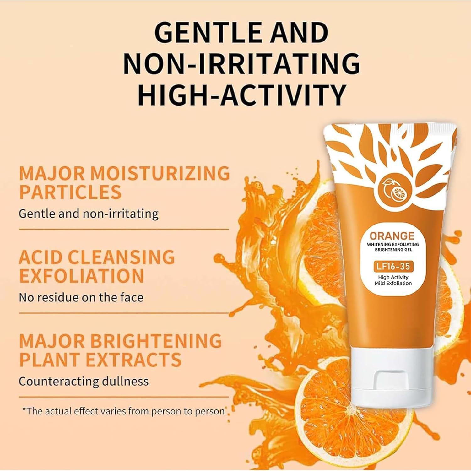 Gel Exfoliante Suave Naranja NwxuNt 48.2g para Cara y Cuerpo