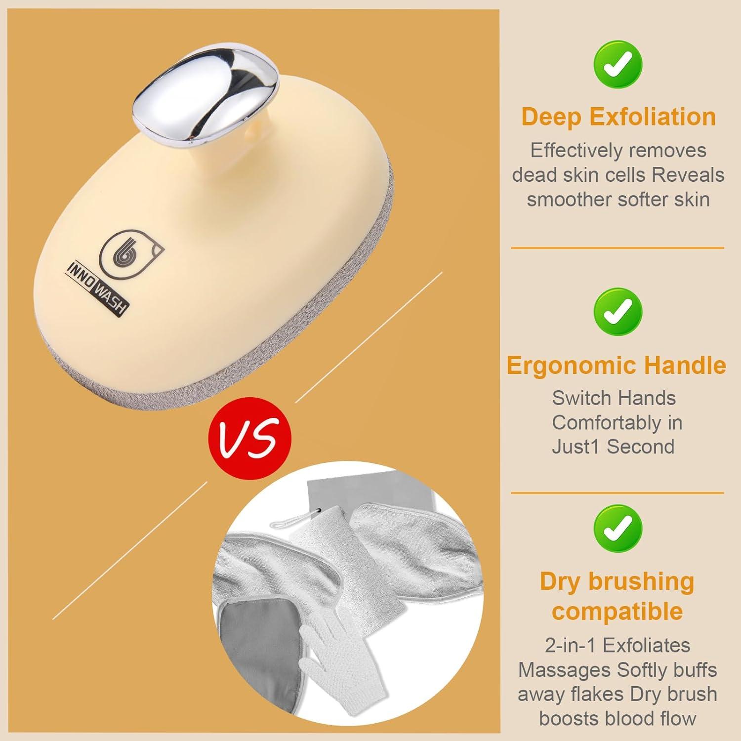 Guante Exfoliante Corporal INNOWASH SM-S-CLO - Doble Textura