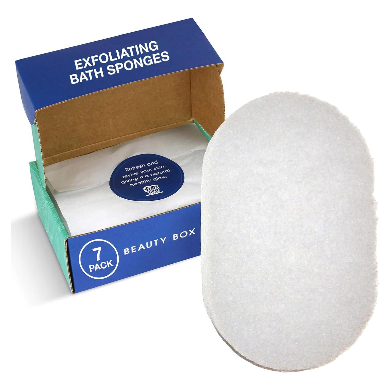 Set de 7 Esponjas Exfoliantes HartFelt para Ducha - Sin Químicos