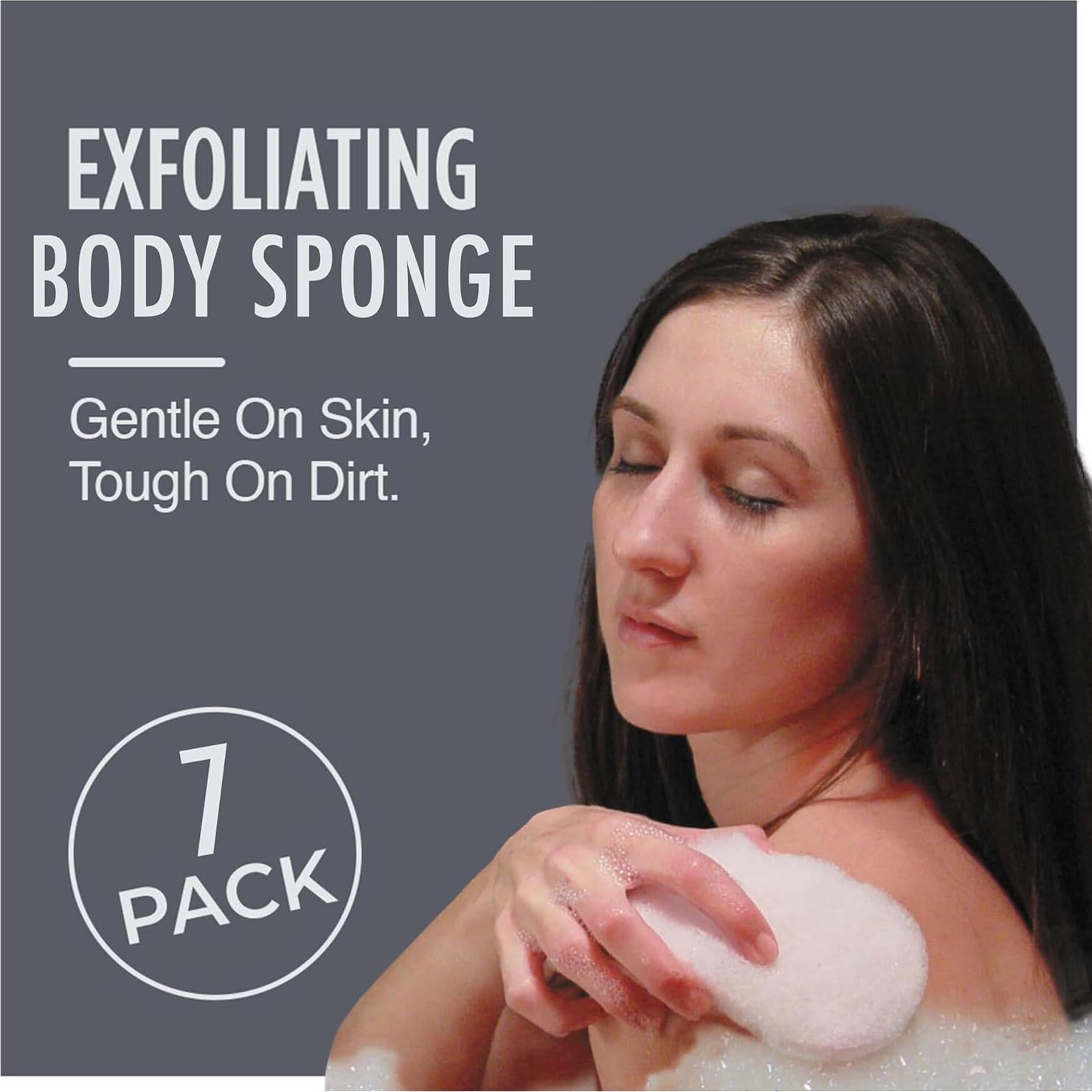 Set de 7 Esponjas Exfoliantes HartFelt para Ducha - Sin Químicos