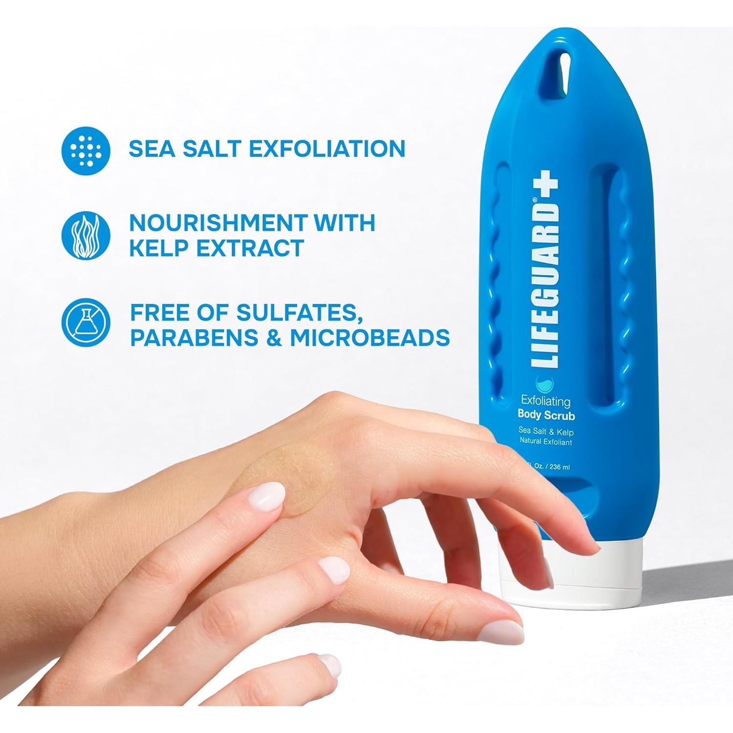 Exfoliante Corporal LIFEGUARD Sal Marina y Kelp 236.6 ml