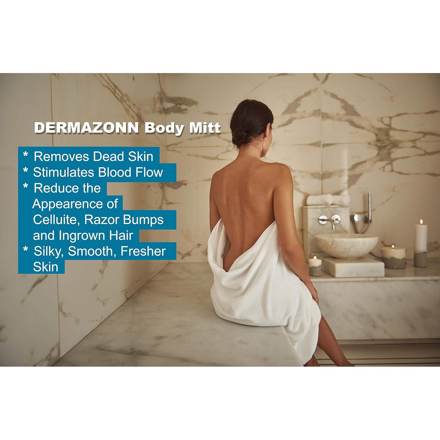 Mitón Exfoliante Profundo Dermazonn - 100% Seda de Flosh