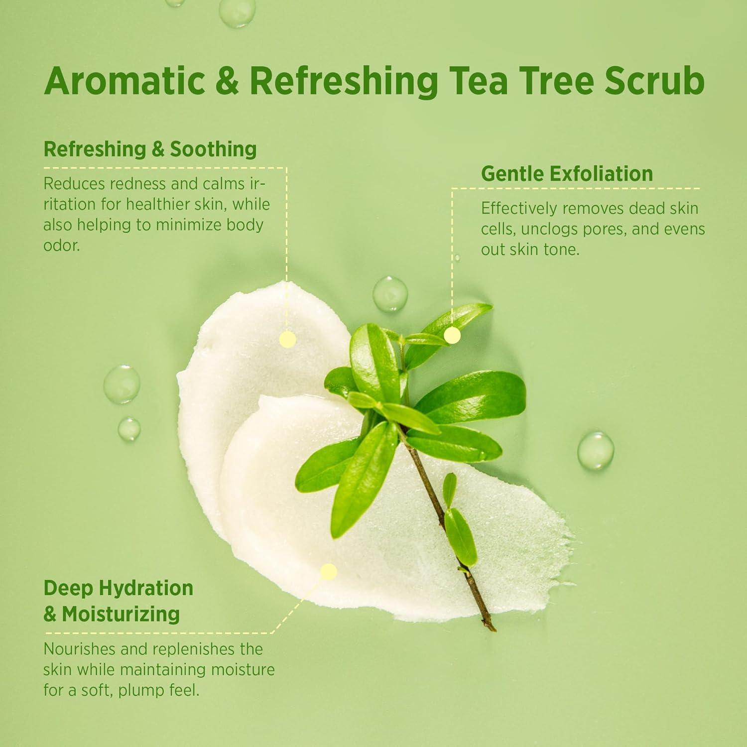 Exfoliante Corporal RoyceDerm con Aceite de Árbol de Té - 340g