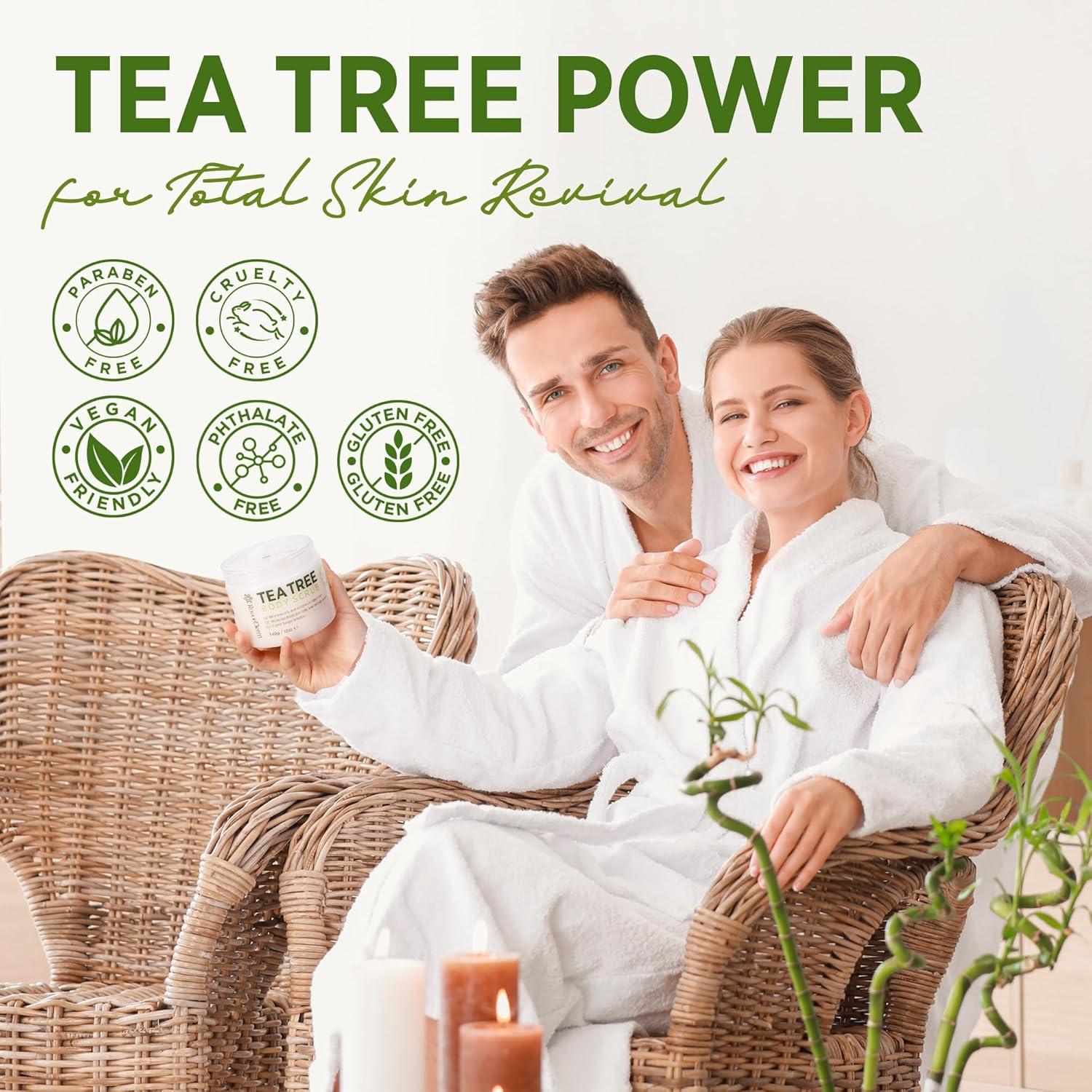 Exfoliante Corporal RoyceDerm con Aceite de Árbol de Té - 340g