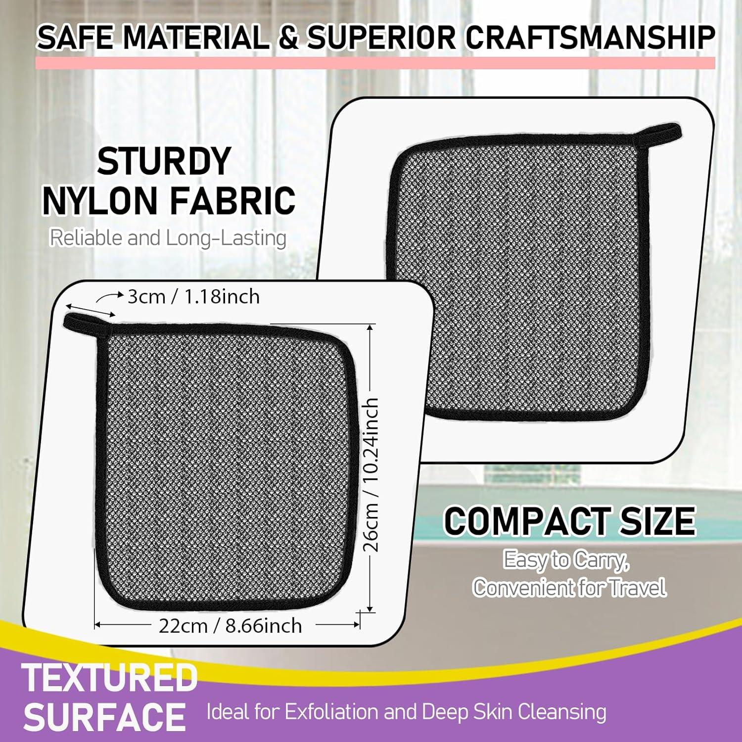 Juego de 5 Paños Exfoliantes SpiralScgv para Cara y Cuerpo