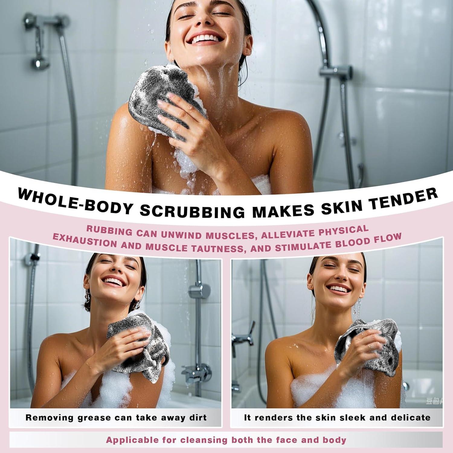 Juego de 5 Paños Exfoliantes SpiralScgv para Cara y Cuerpo