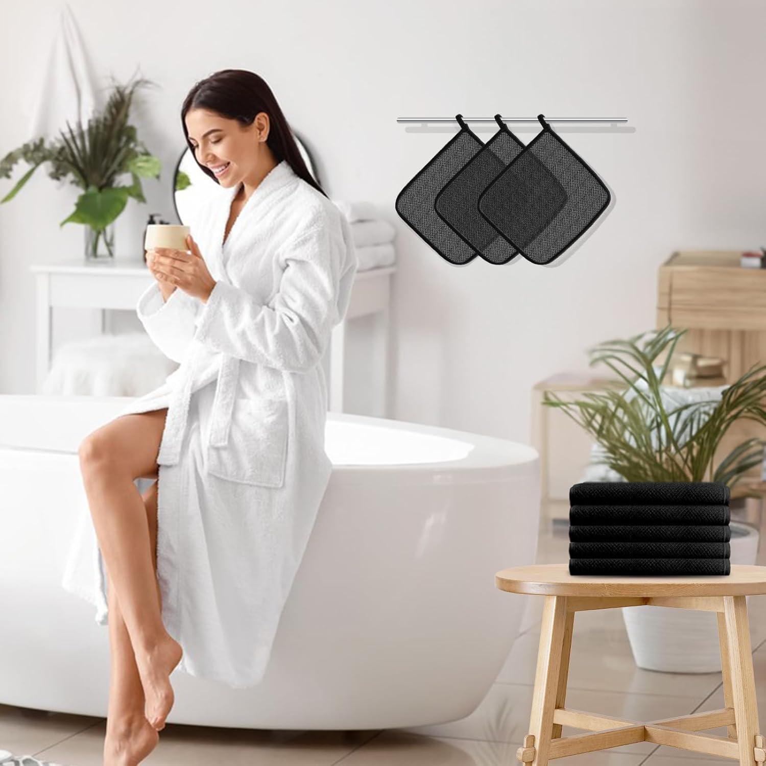 Juego de 5 Paños Exfoliantes SpiralScgv para Cara y Cuerpo