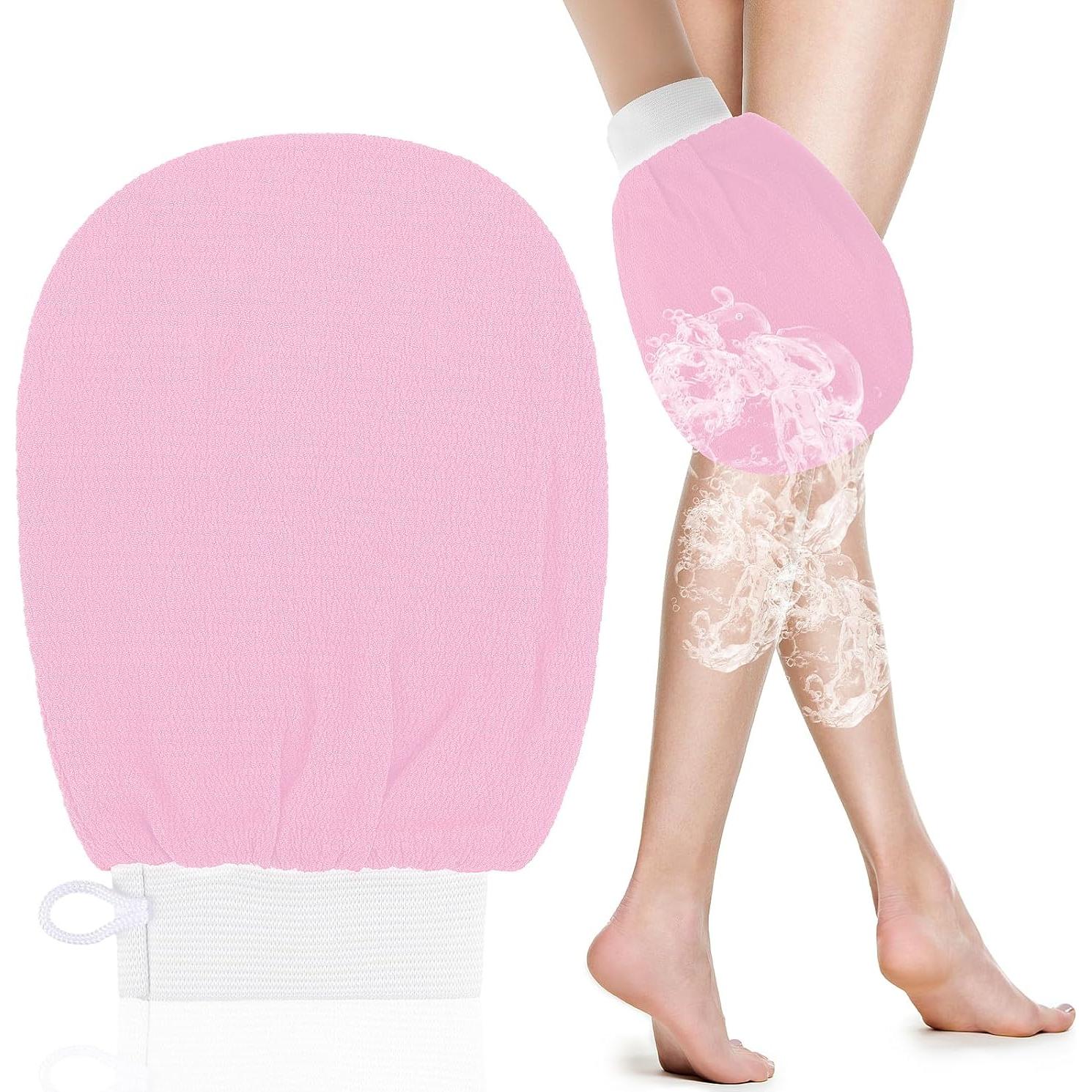 Guante Exfoliante Corporal WY LIGHTING Rosa 20x15 cm