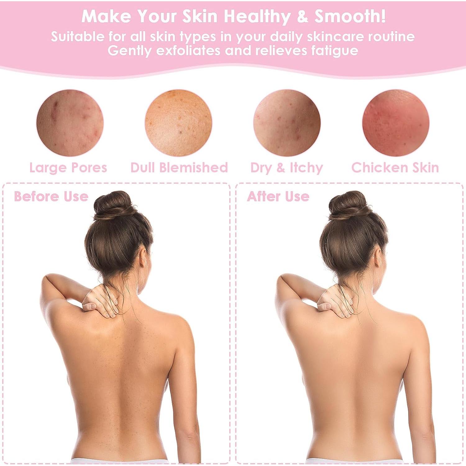 Guante Exfoliante Corporal WY LIGHTING Rosa 20x15 cm