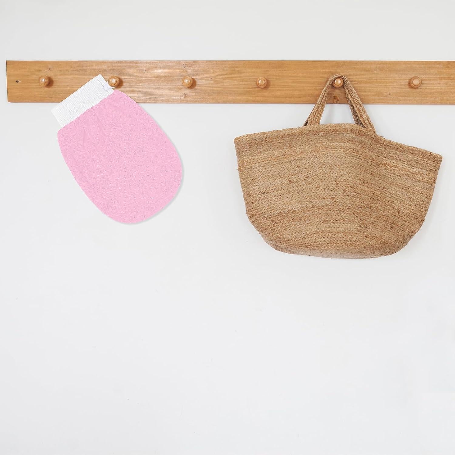 Guante Exfoliante Corporal WY LIGHTING Rosa 20x15 cm