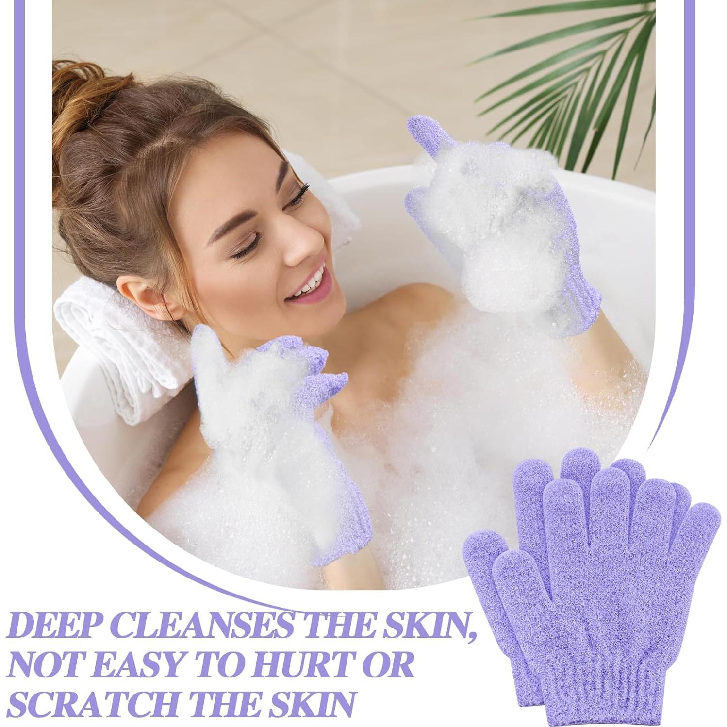 Guantes Exfoliantes Ramede 30 Pares Nylon Colorido Ducha