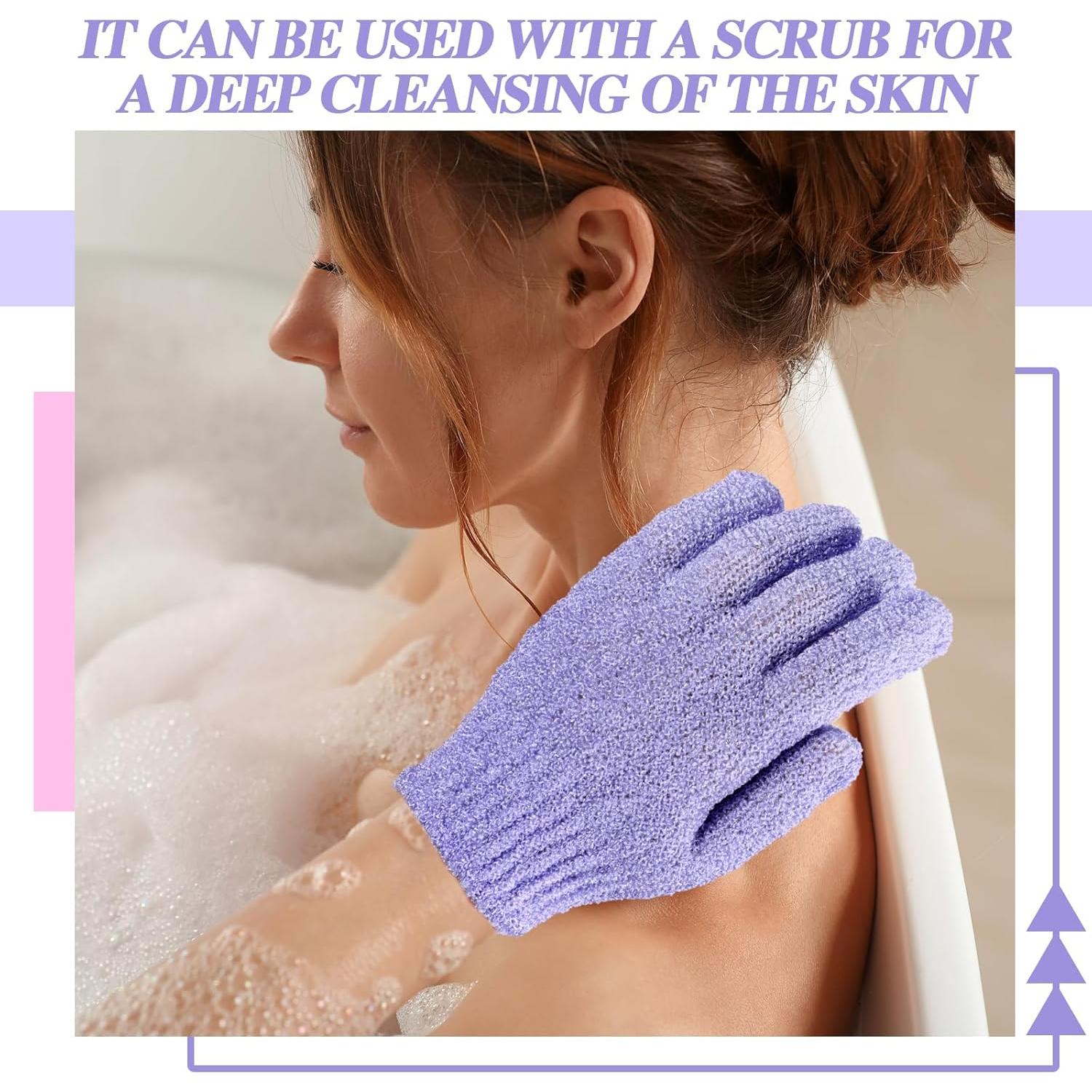 Guantes Exfoliantes Ramede 30 Pares Nylon Colorido Ducha