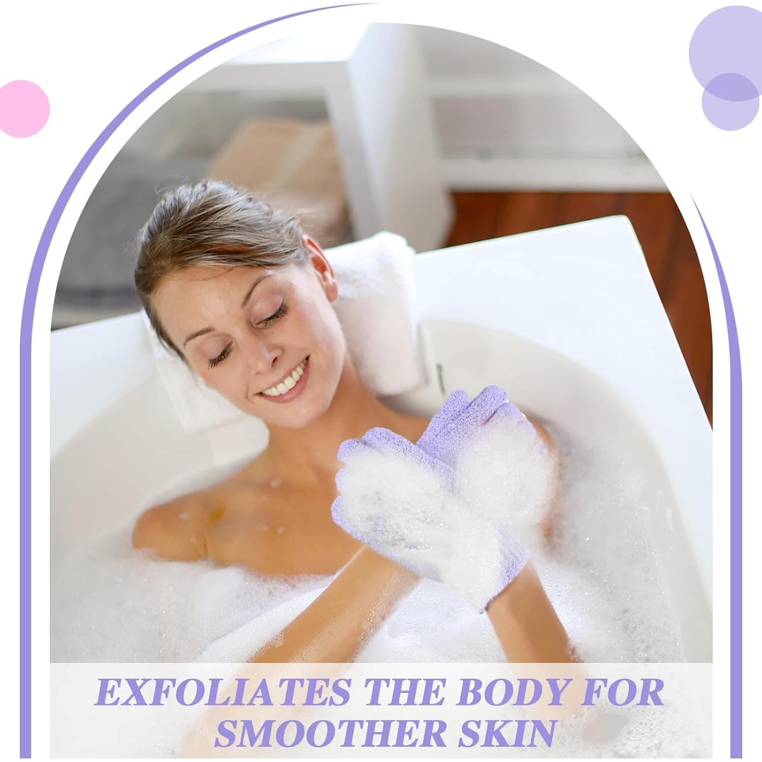 Guantes Exfoliantes Ramede 30 Pares Nylon Colorido Ducha