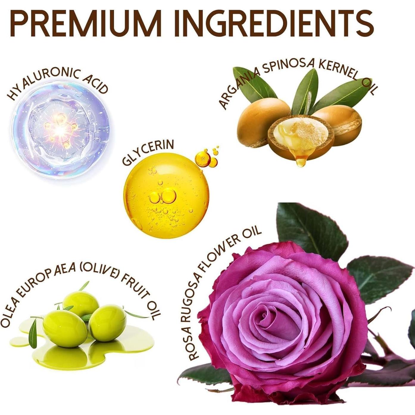 Jabón Negro Beldi ZAWINA con Aceite de Argán y Rosa - 2 Unidades