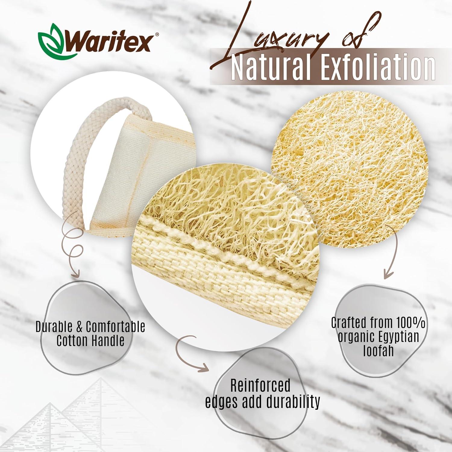 Esponja Exfoliante de Loofah Egipcio Waritex - 86.8 cm