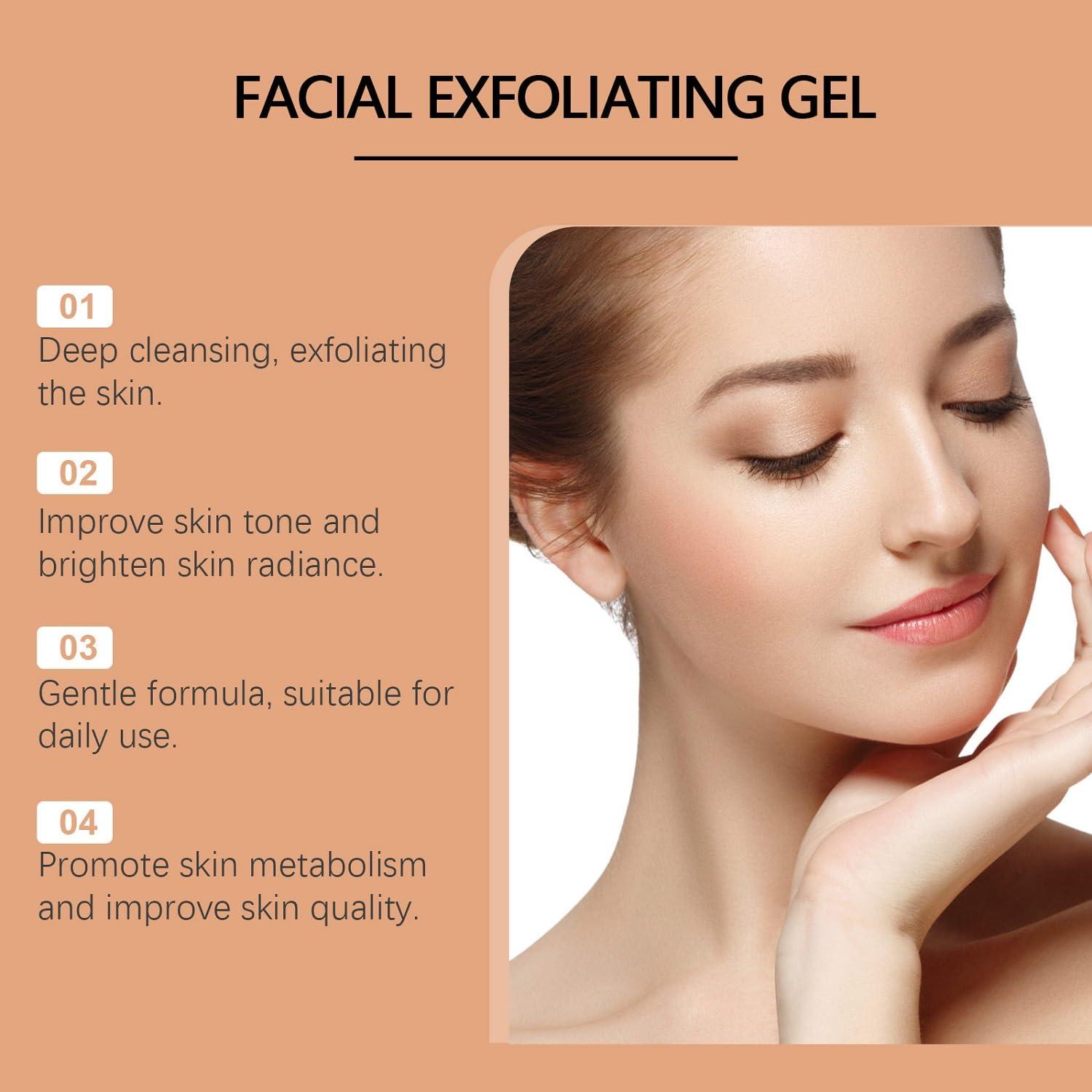 Gel Exfoliante Facial YG LianKai 2Pcs 60g Hidratante Naranja