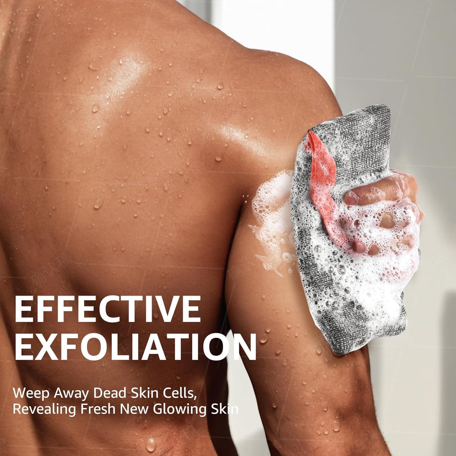 Bolsas de Jabón Exfoliantes Xeiophoy 2 Piezas 18x10 cm