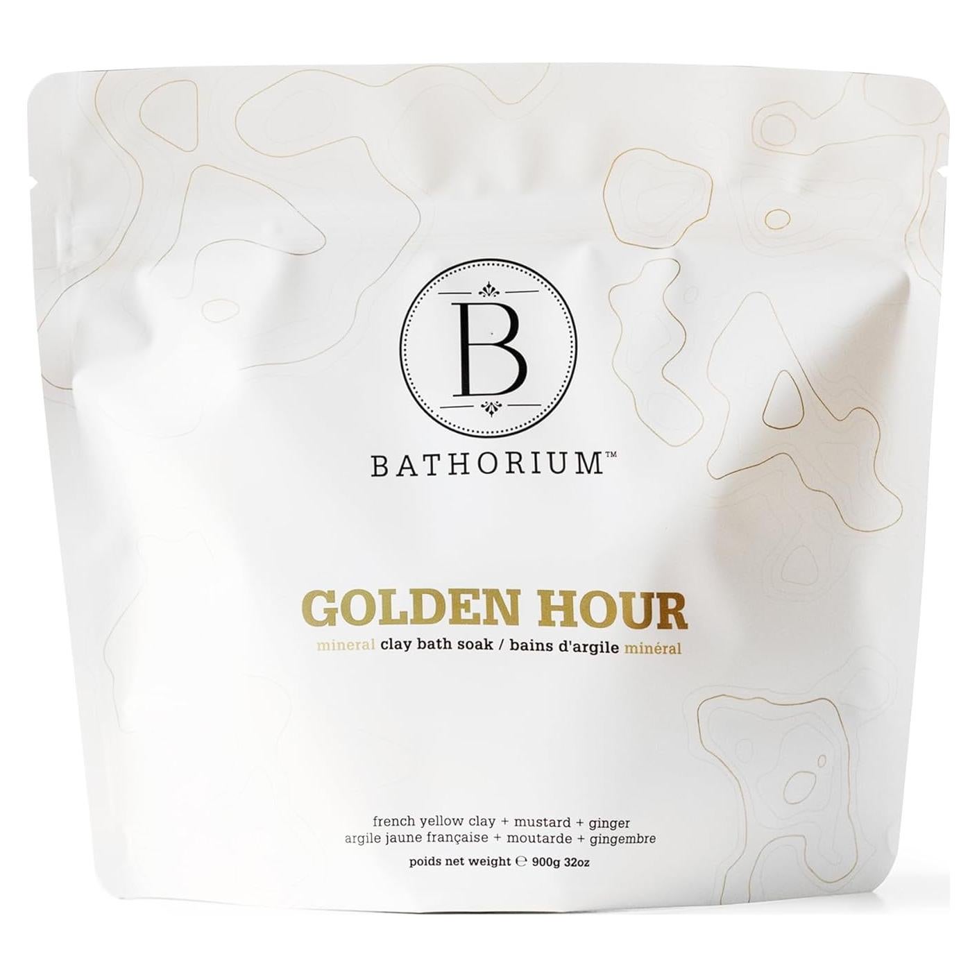 Baño Desintoxicante Bathorium 907g con Sal Marina y Jengibre