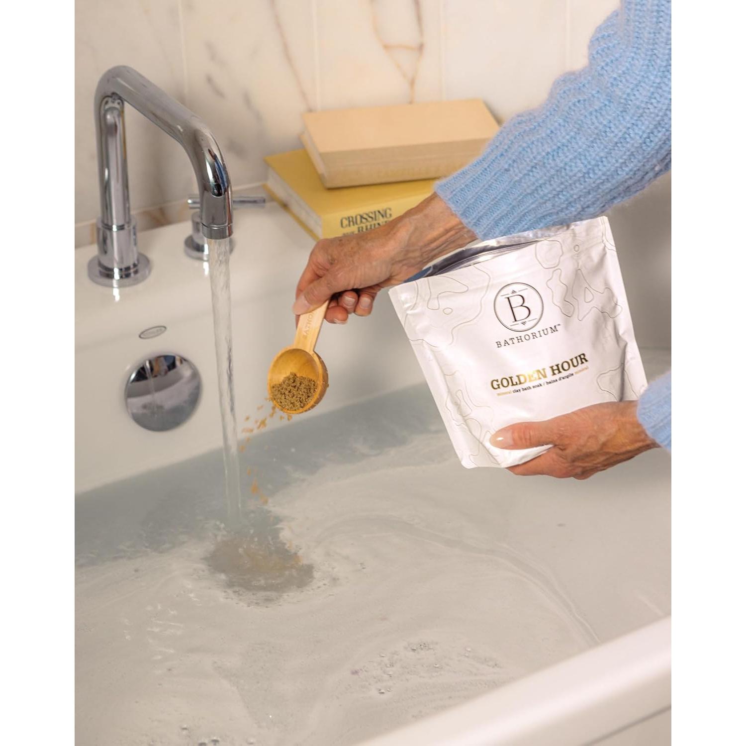 Baño Desintoxicante Bathorium 907g con Sal Marina y Jengibre