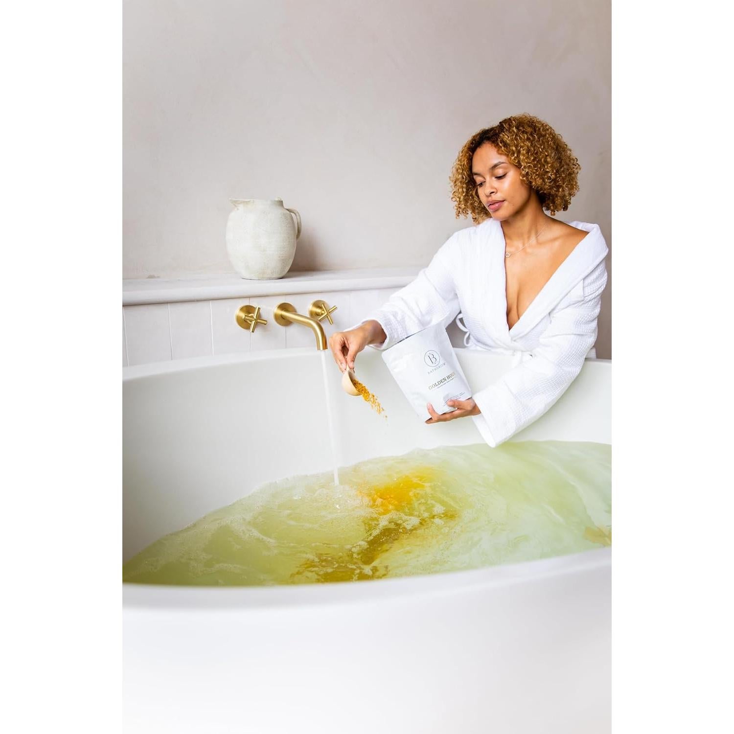 Baño Desintoxicante Bathorium 907g con Sal Marina y Jengibre