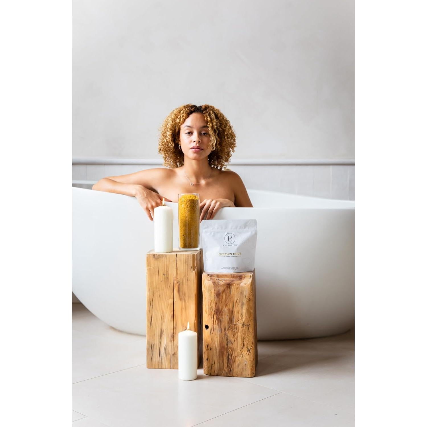 Baño Desintoxicante Bathorium 907g con Sal Marina y Jengibre