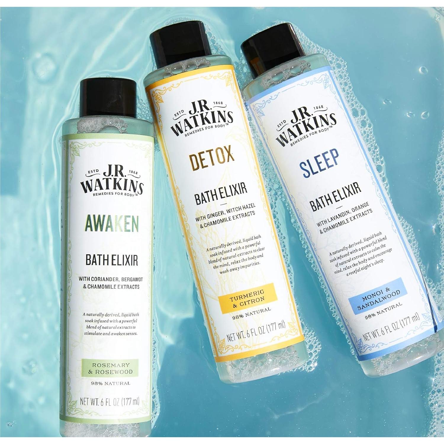 Elixir de Baño Detox J.R. Watkins 170 g - Cúrcuma y Limón