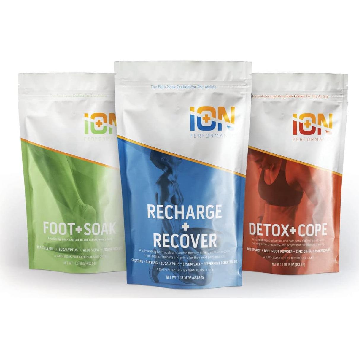 Baño Detox iON Performance 453.6 g | Zinc, Magnesio, Aceite de Coco