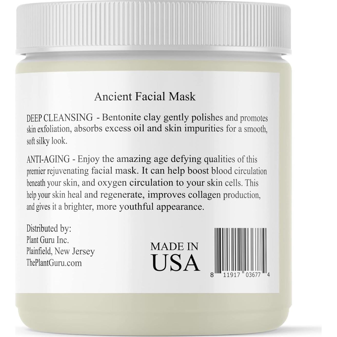 Polvo de Arcilla Bentonita Plant Guru 450 g - 100% Natural