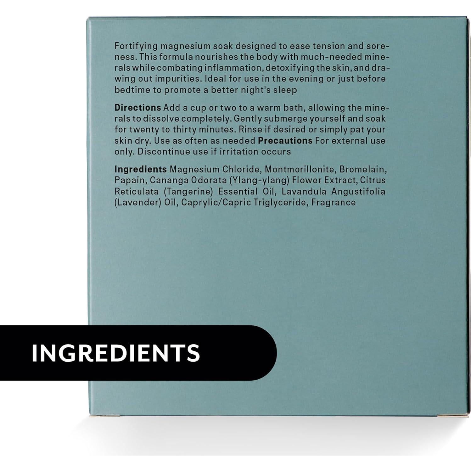 Copos de Magnesio The Act 400g - Sales de Baño Aromaterapia