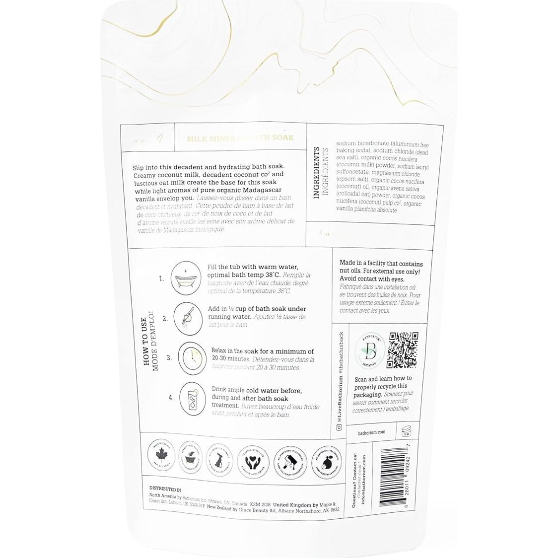 Baño de Minerales Bathorium 651 g - Coco y Sal del Mar Muerto