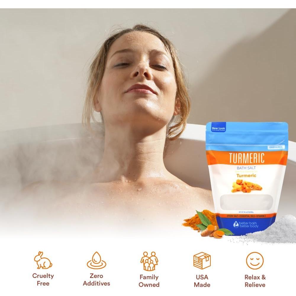 Sal de Baño de Cúrcuma 907 g Better Bath Better Body