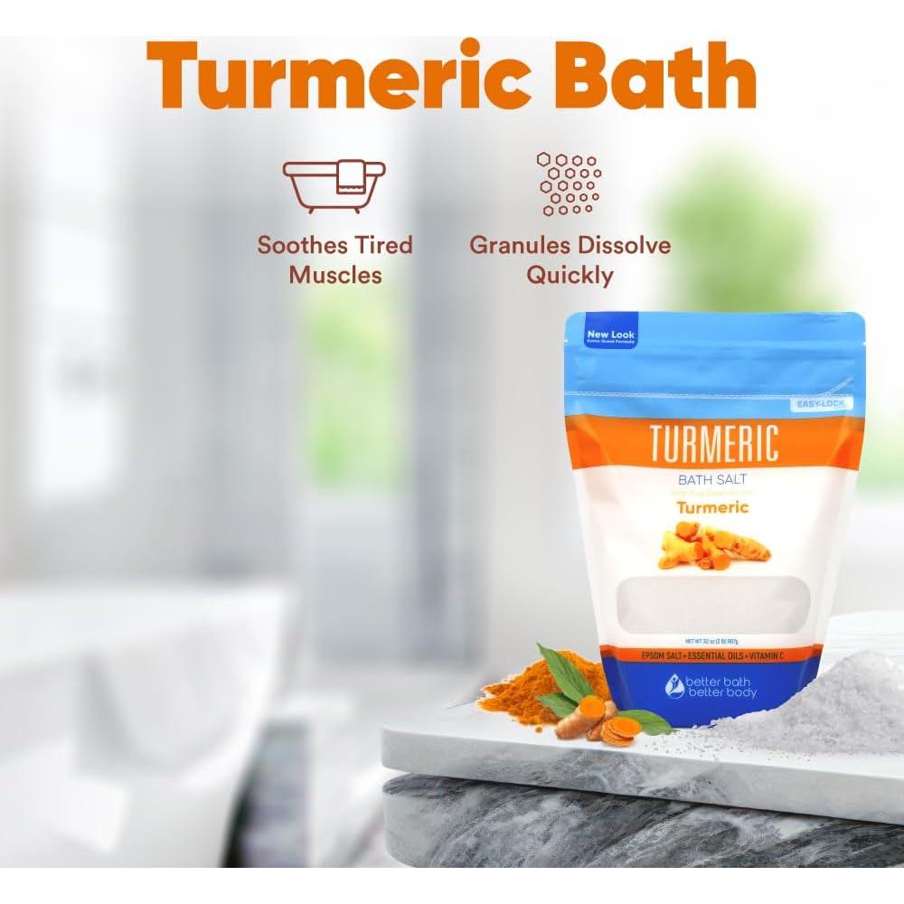 Sal de Baño de Cúrcuma 907 g Better Bath Better Body