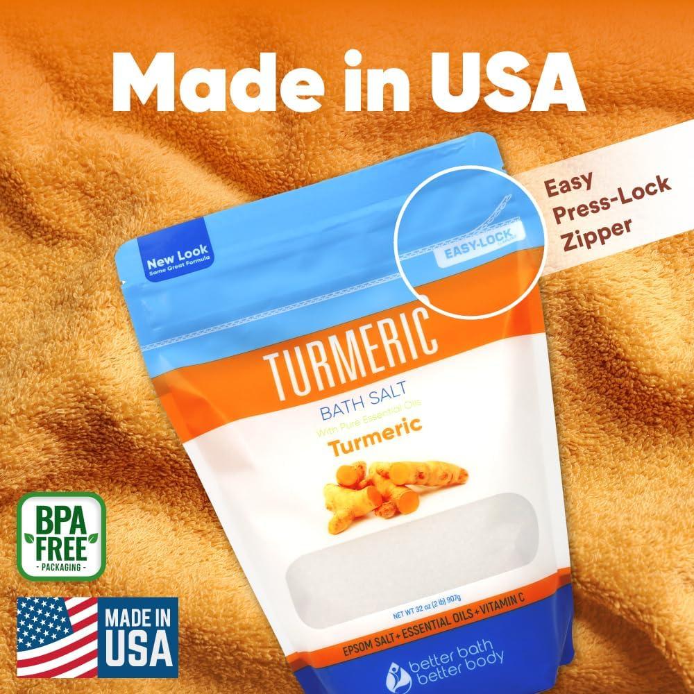 Sal de Baño de Cúrcuma 907 g Better Bath Better Body