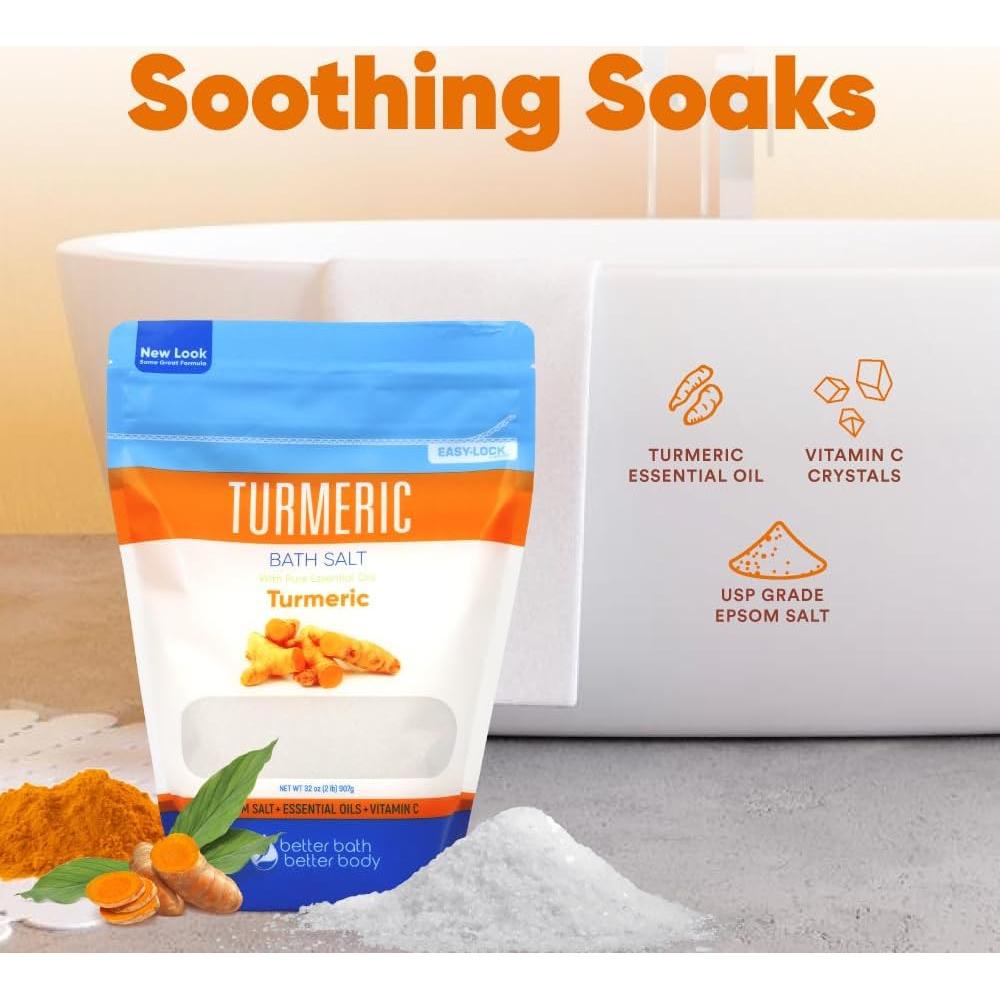 Sal de Baño de Cúrcuma 907 g Better Bath Better Body