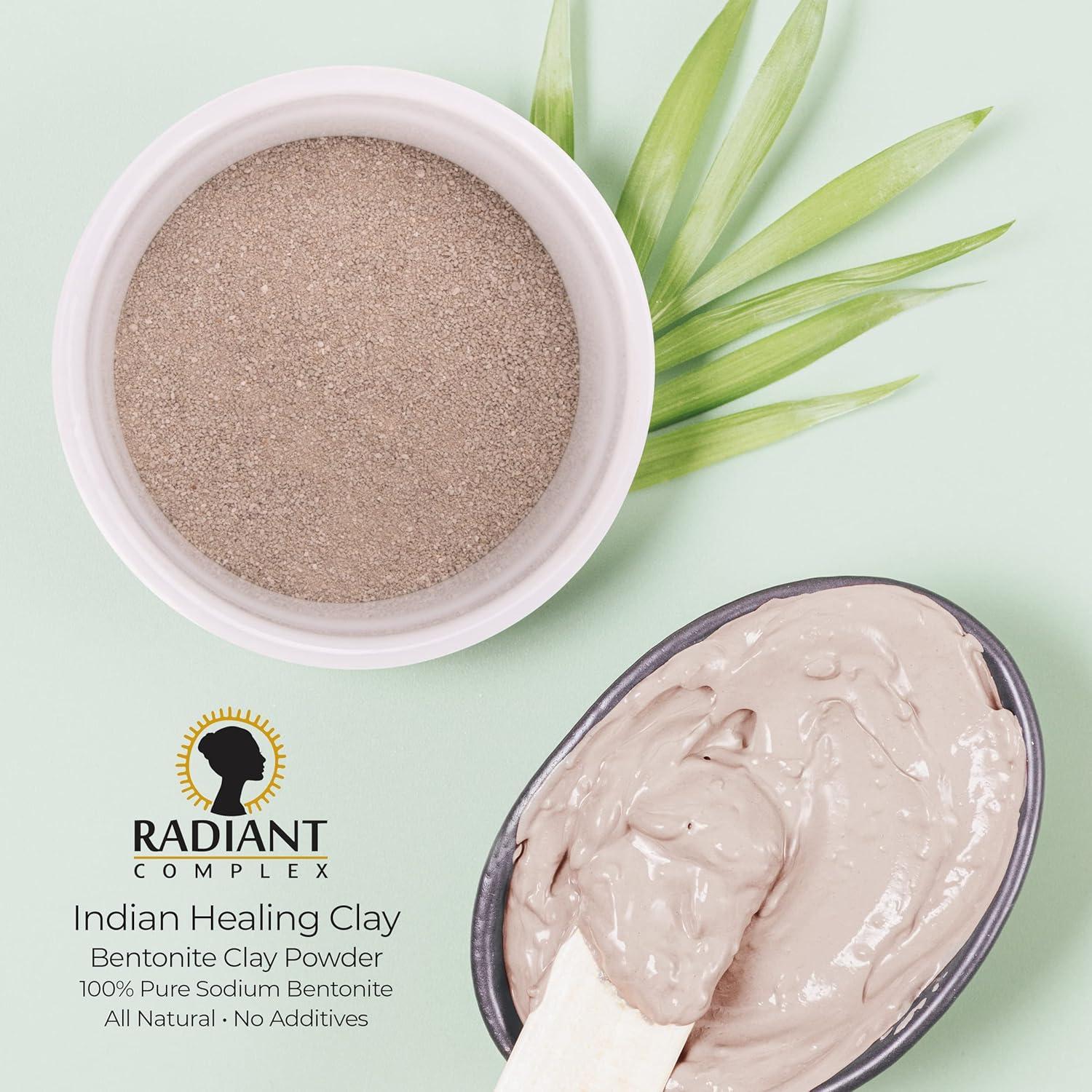 Arcilla de Bentonita Sódica 100% Pura Radiant Complex 2.27 kg