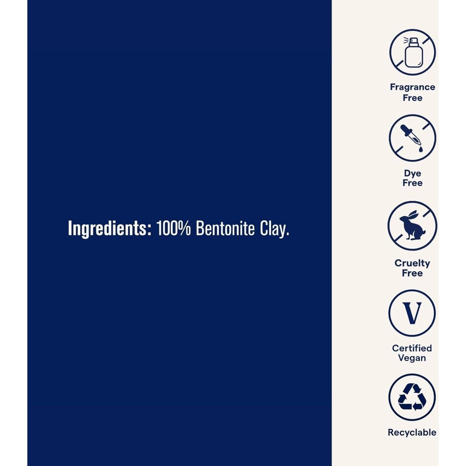 Mascarilla Facial de Arcilla Bentonita Minerales Traza 453g