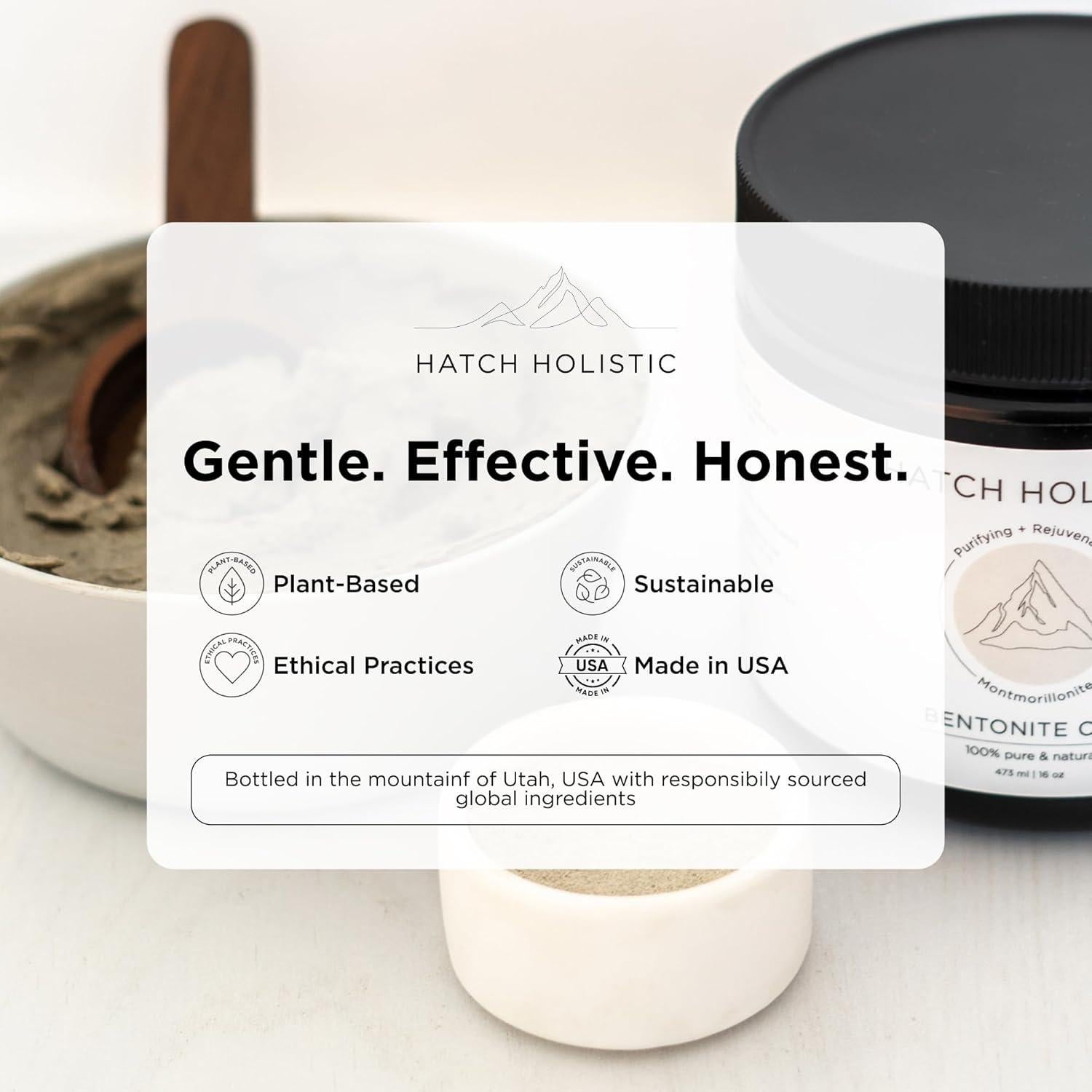 Arcilla Bentonita Orgánica 454 g - Máscara Desintoxicante Rica en Minerales