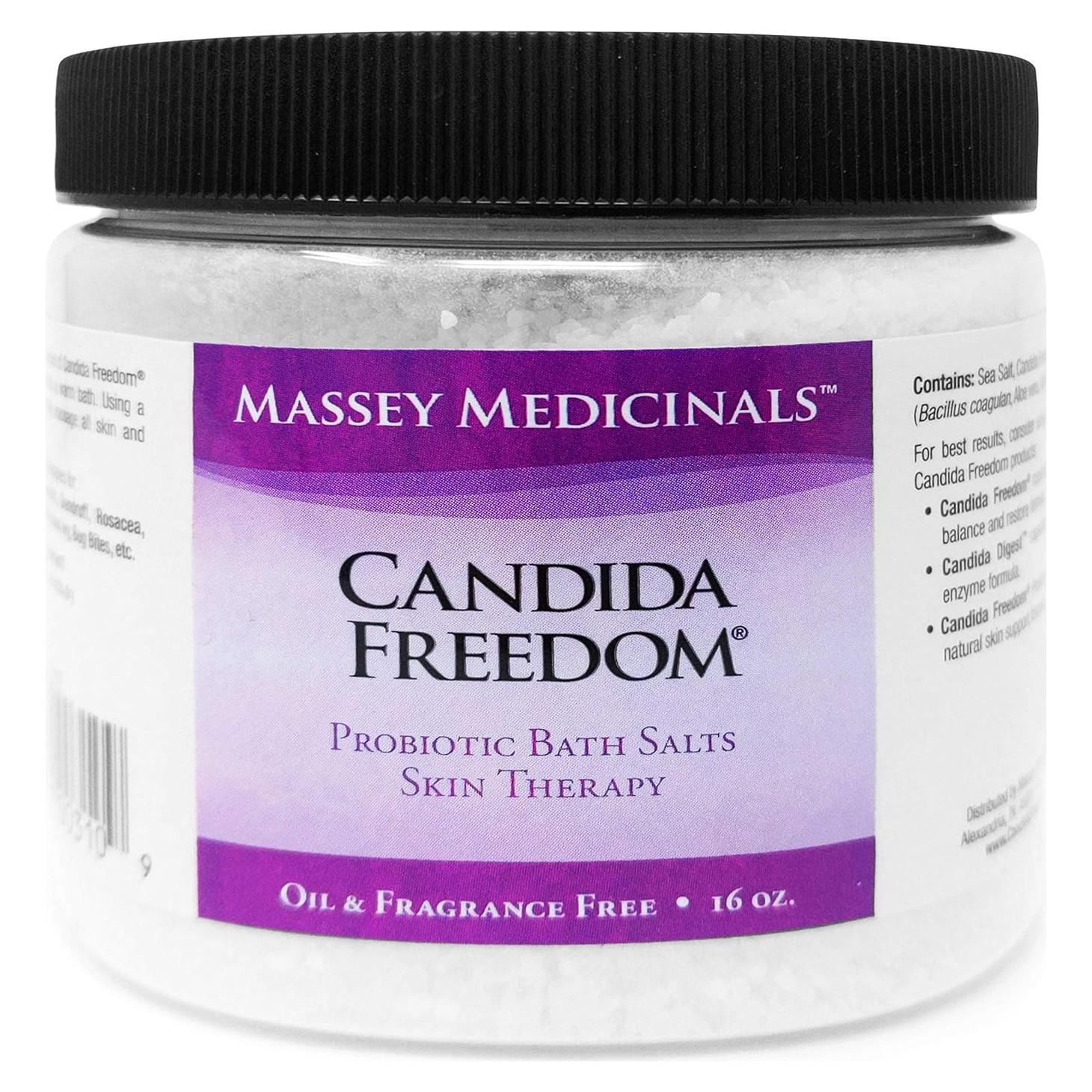 Sal de Mar Baño Massey Medicinals 453.6 g - Relajante Probiotico