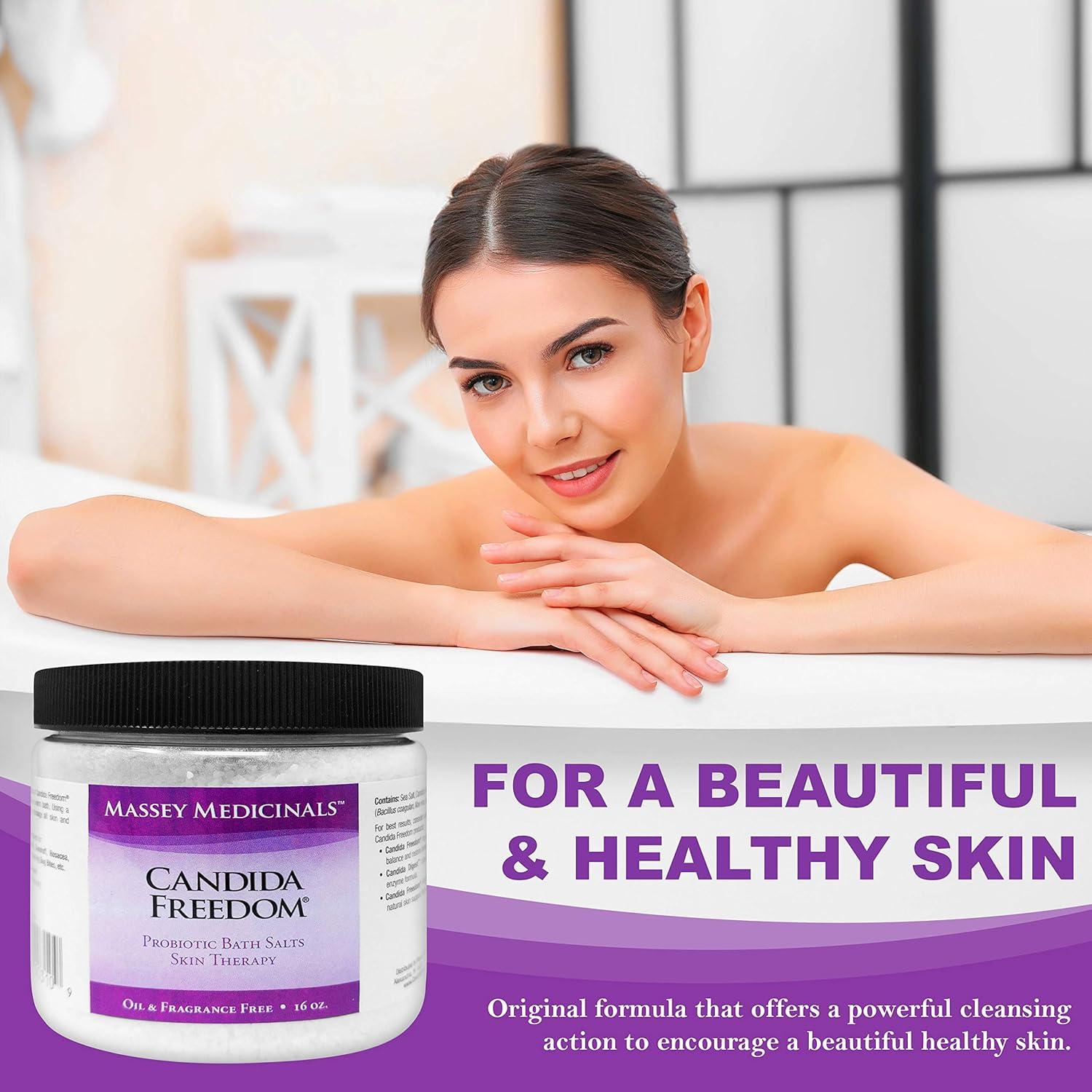 Sal de Mar Baño Massey Medicinals 453.6 g - Relajante Probiotico