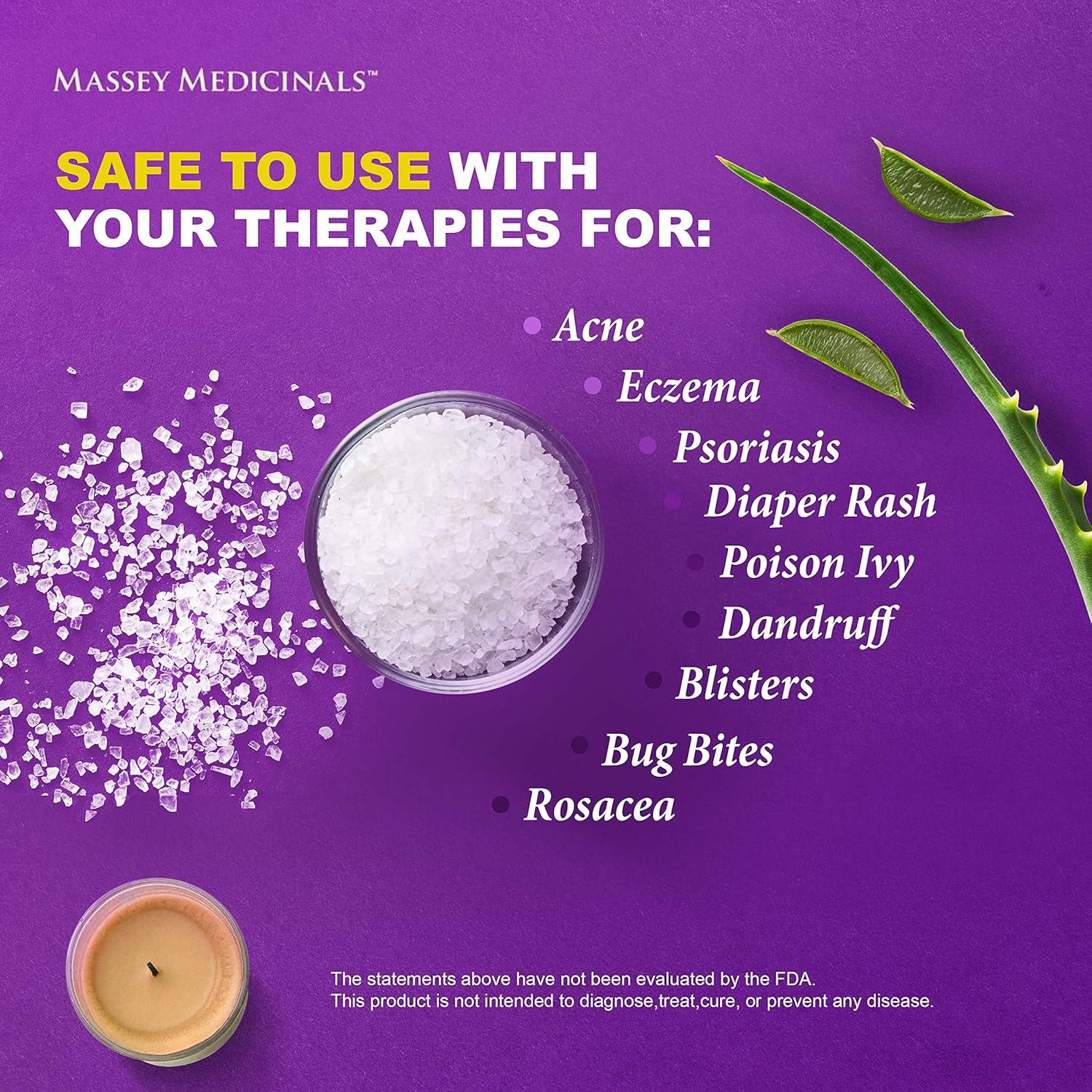 Sal de Mar Baño Massey Medicinals 453.6 g - Relajante Probiotico