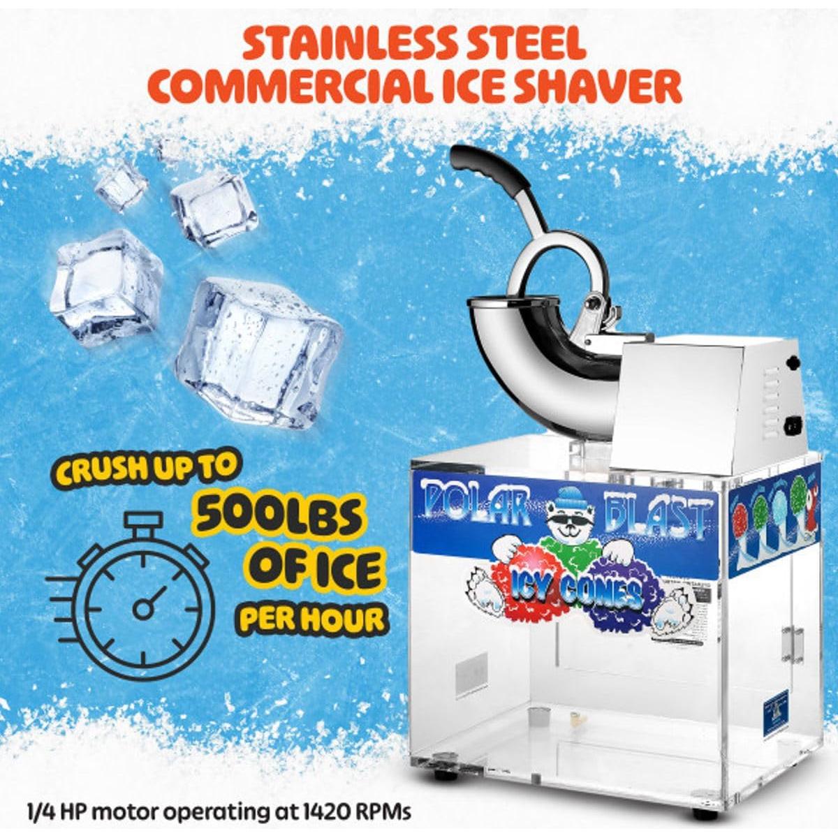 Máquina de Nieve Great Northern Polar Blast 227 kg/h Acrílico