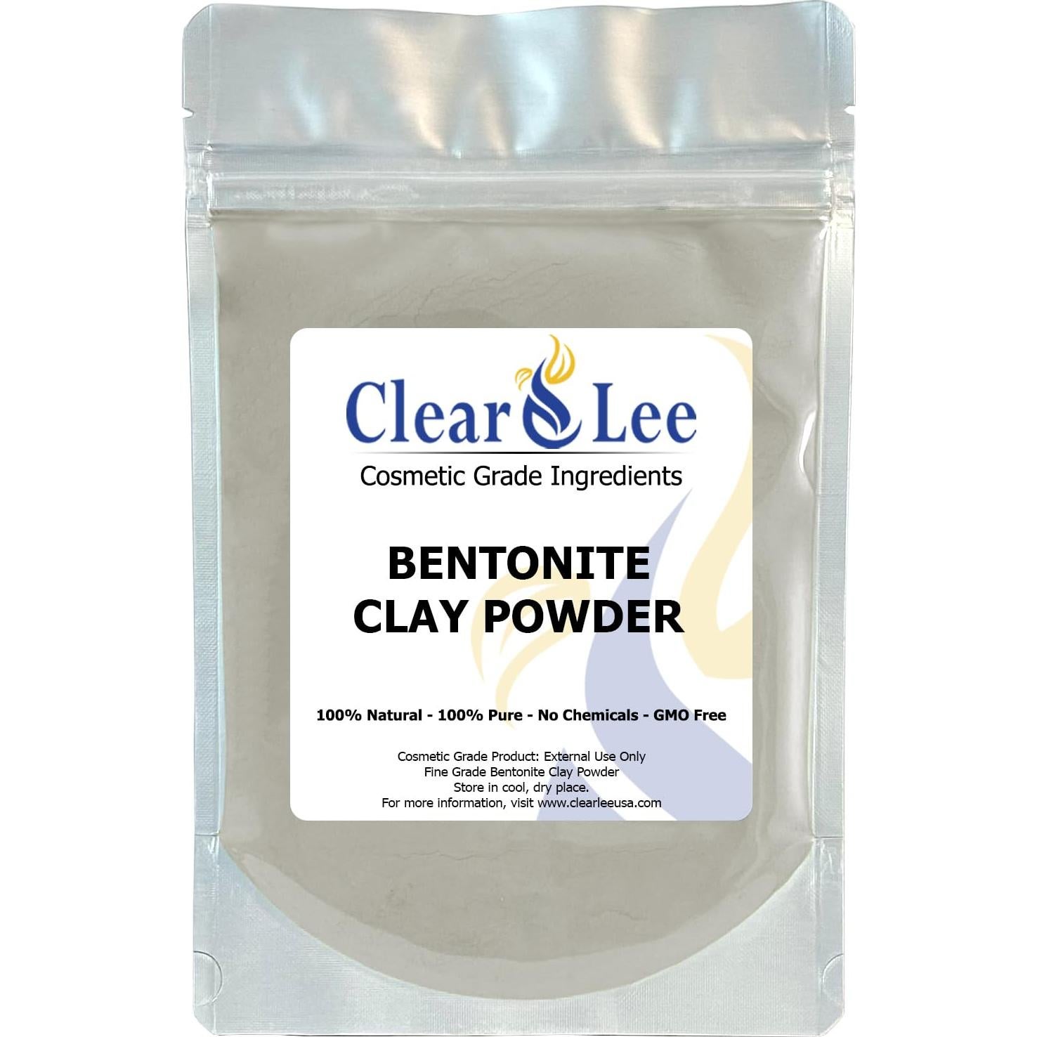 Paquete de 5 Polvos de Arcilla Cosmética ClearLee - 100% Pura