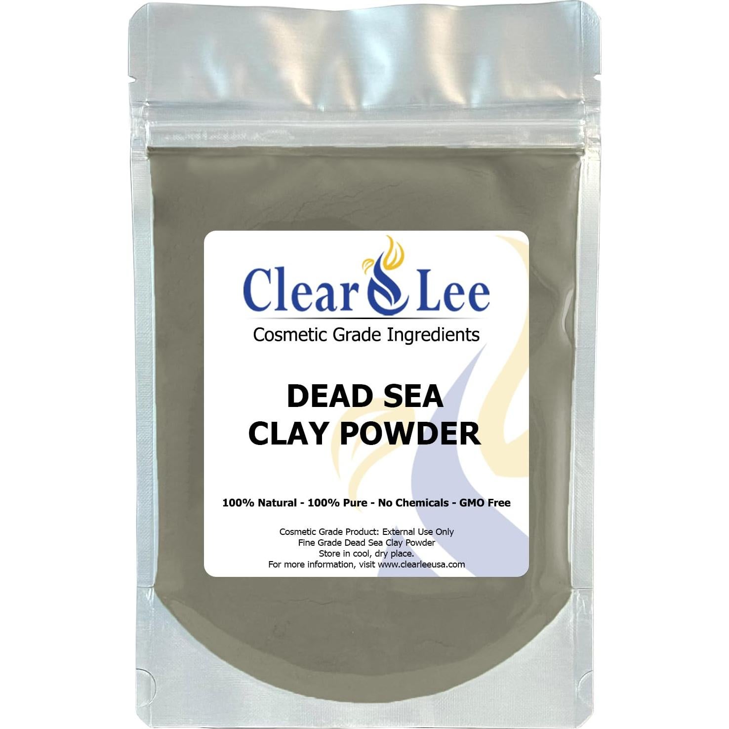 Paquete de 5 Polvos de Arcilla Cosmética ClearLee - 100% Pura