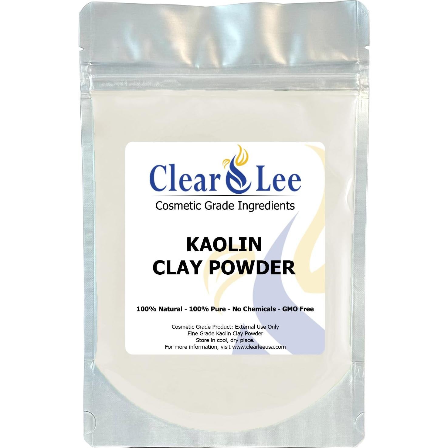 Paquete de 5 Polvos de Arcilla Cosmética ClearLee - 100% Pura